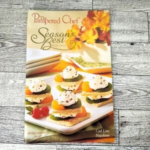 Pampered Chef Seasons Best 2003 Spring / Summer Cookbook Booklet Vintage Recipes